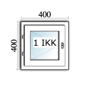 ikkuna 4x4 tai 40x40 cm tai 400x400 mm