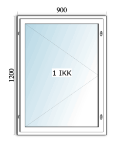 ikkuna 9x12 tai 90x120 cm tai 900x1200 mm